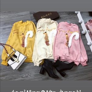 sweatshirts, sets, and dresses